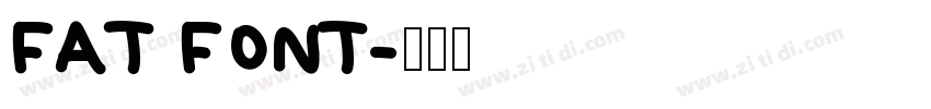 FAT FONT字体转换